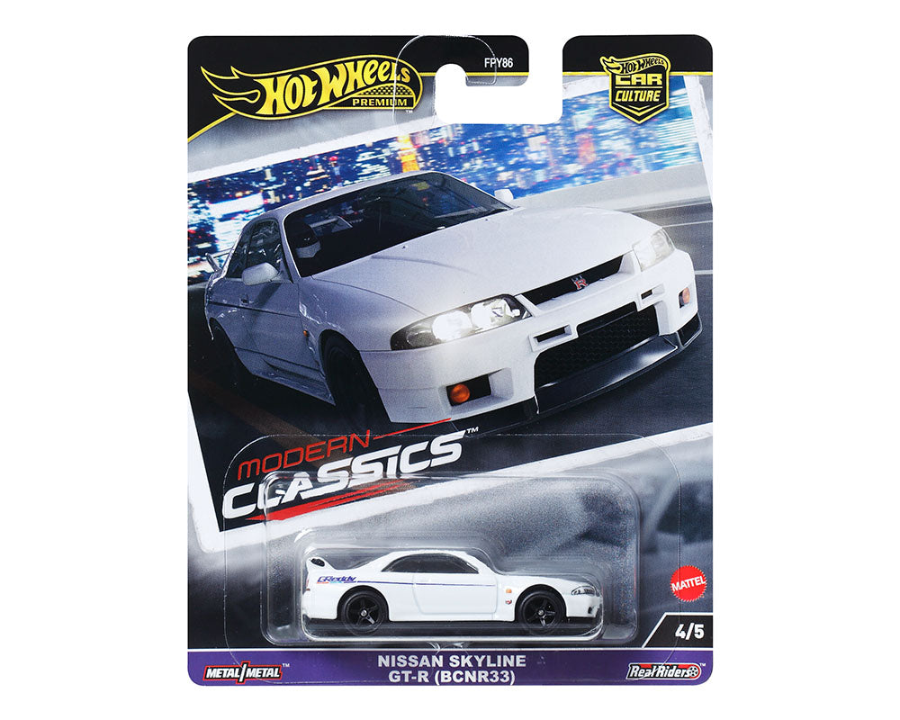 Hot Wheels 1:64 Car Culture 2024 E – Nissan Skyline GT-R (BCNR33)