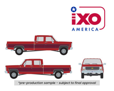 (Preorder) IXO Model 1:64 1979 Chevrolet Scottdale – Carmine Red