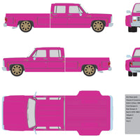 1 of 24 IXO 1:64 1980 Chevrolet Silverado Dually – Lowrider CHASE