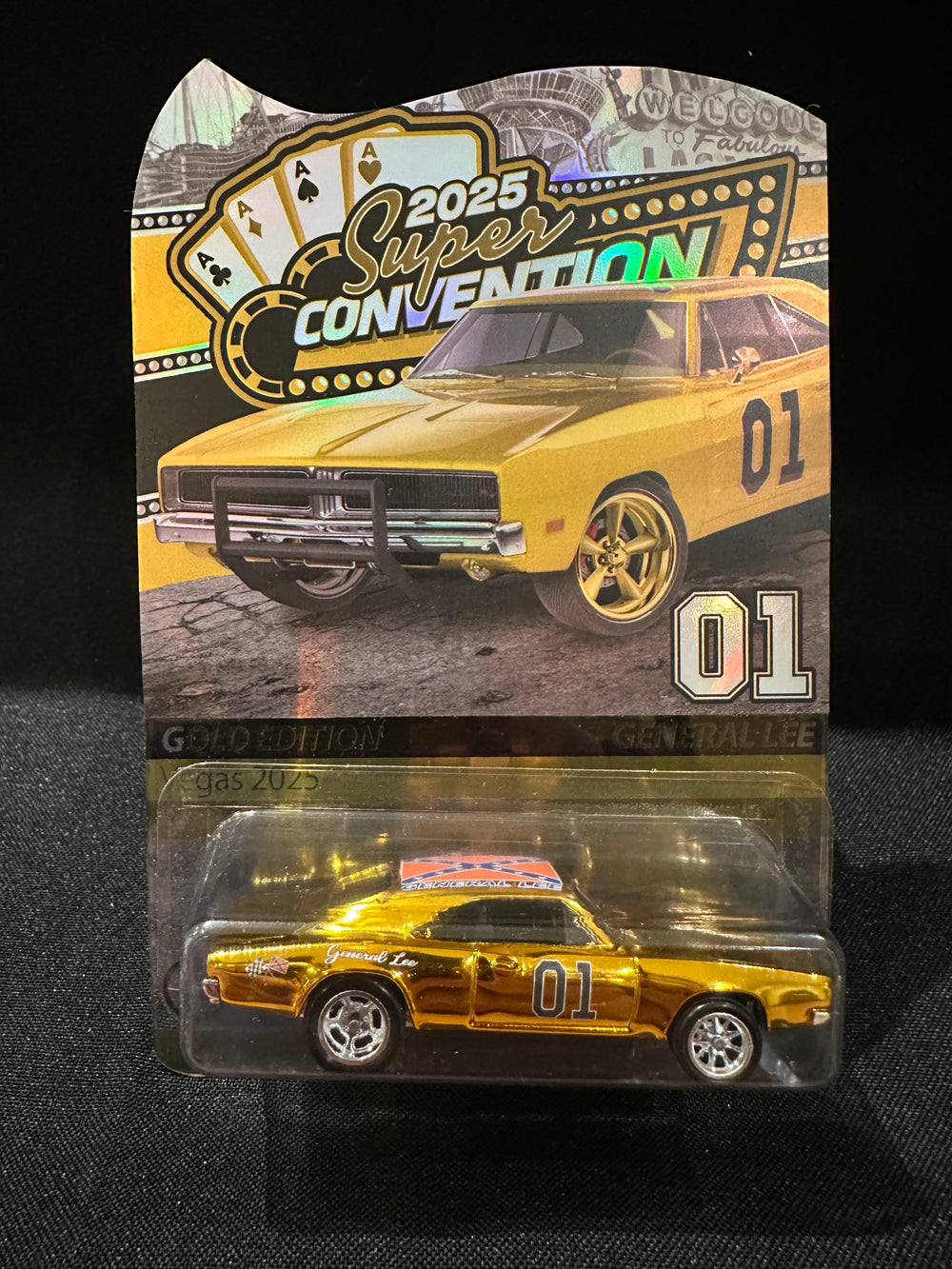 Las Vegas 2025 Dukes General Lee Drop Gold Charger