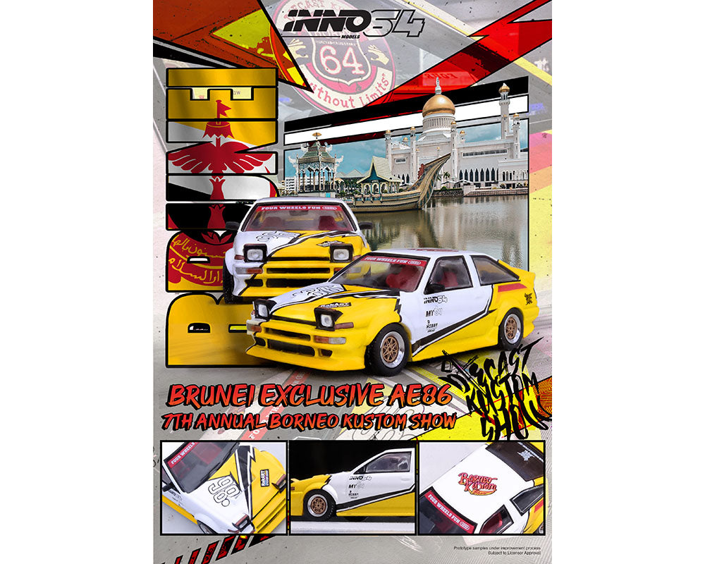 "TOYOTA SPRINTER TRUENO AE86  Brunei Diecast Kustom Show 2024"