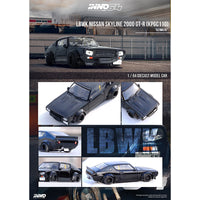 INNO64 NISSAN SKYLINE 2000 GT-R (KPGC110) "KENMERI" Black