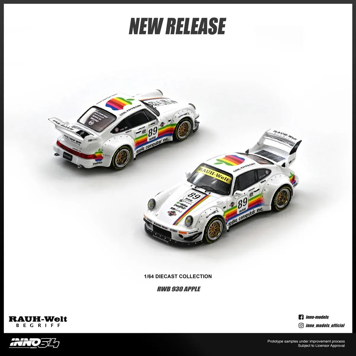 Consignment IN64-RWB930-APPLE – 1:64 1:64 RWB 930 #89 Apple Livery