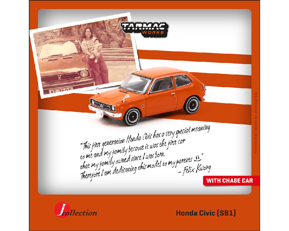 J-Collection 1:64 Honda Civic (SB1) – Orange – J-Collection