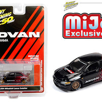 Johnny Lightning 50th Anniversary 1:64 MiJo Exclusives – 2004 Mitsubishi Lancer Evolution Advan Yokohama (Black/Red)