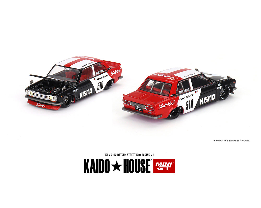 Kaido House x Mini GT 1:64 Datsun Street 510 Racing V1