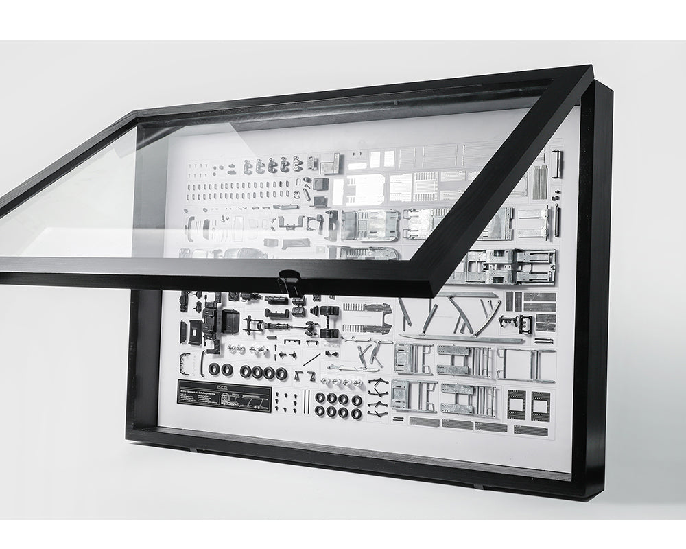 (Preorder) GCD 1:64 Mercedes-Benz Actros Disassemble Art – Raw Metal