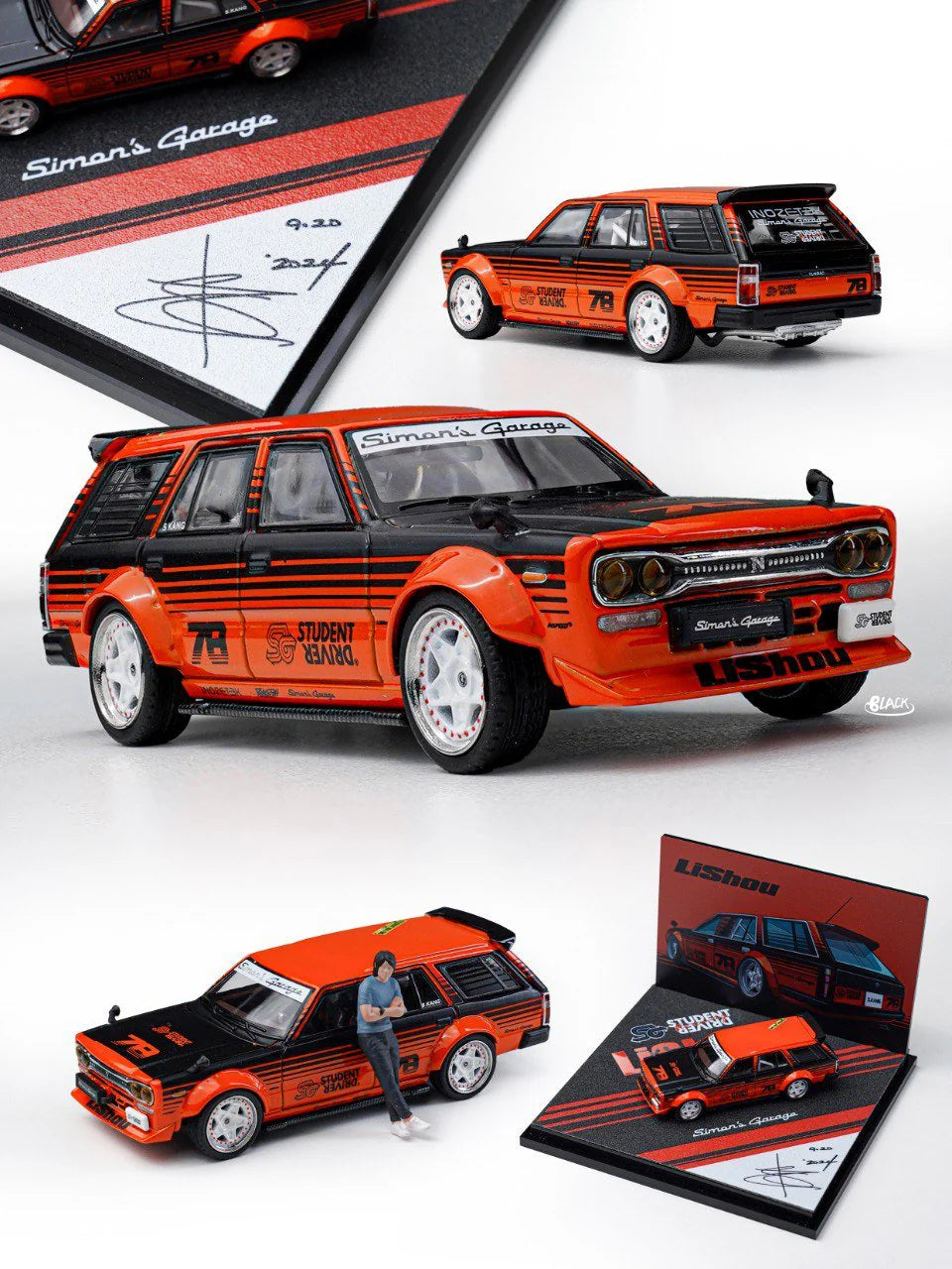 Kilo x Student Driver x Simons Garage X Sung Kang 1:64 Lishou 1.0 Hobby Expo China Exclusive