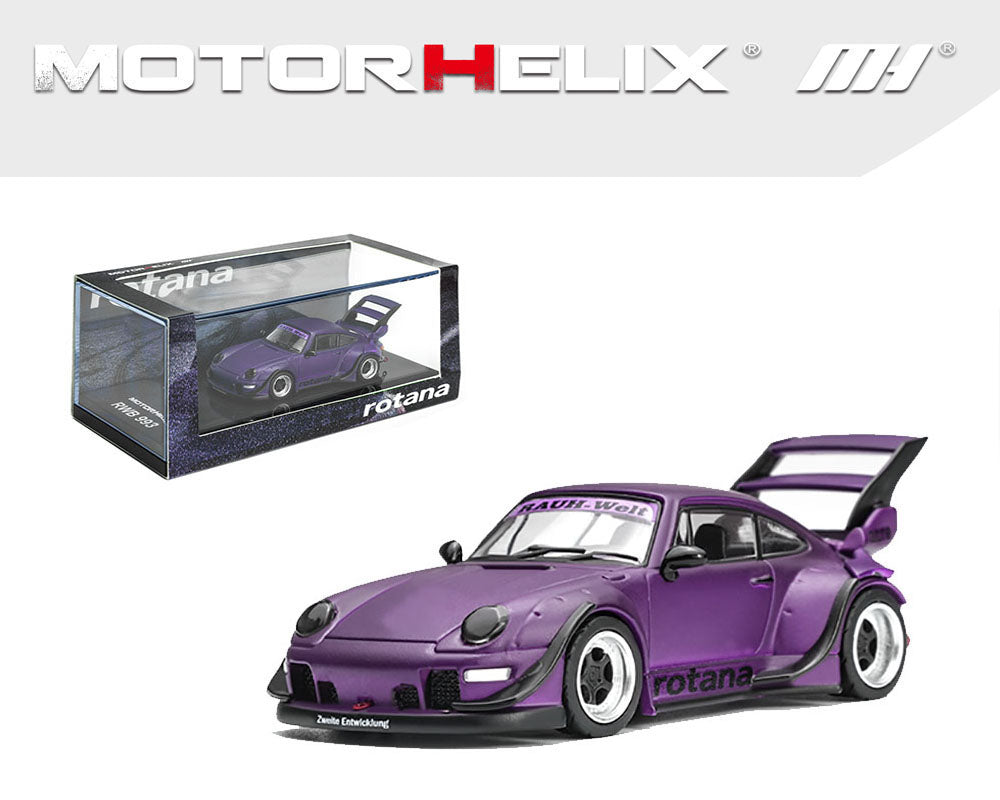 (Preorder) Motor Helix 1:64 RWB 993 Rotana – Purple – Special Edition