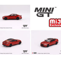 Mini GT 1:64 BMW M4 Competition (G82) – Toronto Red Metallic – Mijo Exclusives