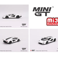 Mini GT 1:64 Lamborghini Countach LPI 800-4 – Bianco Siderale – Mijo Exclusives