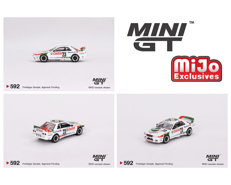 Mini GT 1:64 Nissan Skyline GT-R (R32) Gr. A #23 1990 Macau Guia Race Winner – MiJo Exclusives