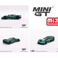 Mini GT 1:64 Aston Martin Valkyrie Aston Martin – Racing Green – MiJo Exclusives