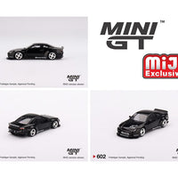 Mini GT 1:64 Nissan Silvia (S15) Rocket Bunny – Black Pearl – RHD – MiJo Exclusives