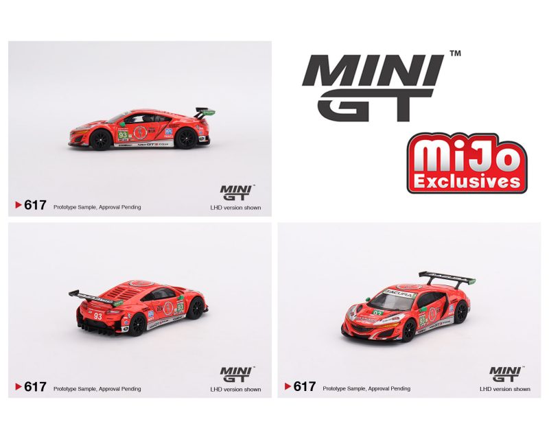 Mini GT 1:64 Acura NSX GT3 EVO22 #93 WTR Racers Edge Motorsports IMSA 2023 Daytona 24Hr. – Mijo Exclusives