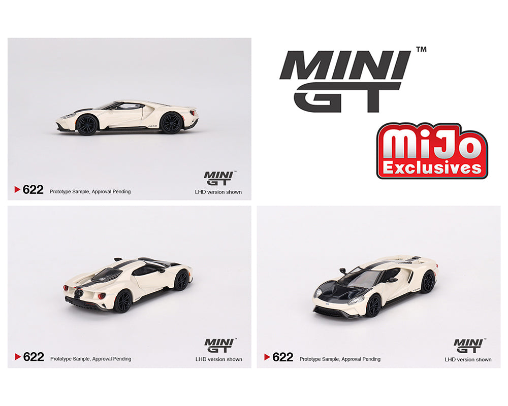 Mini GT 1:64 1964 Ford GT Prototype Heritage Edition White – MiJo Exclusives