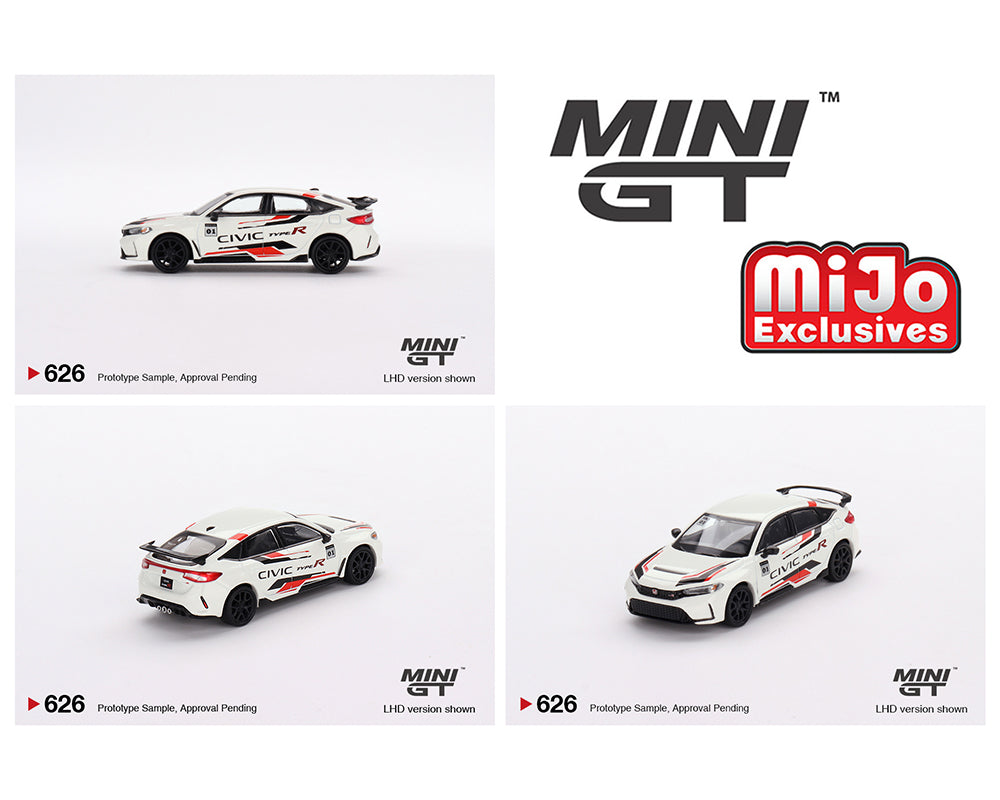 Mini GT 1:64 Honda Civic Type R 2023 – Honda Thanks Day Vietnam – White – MiJo Exclusives