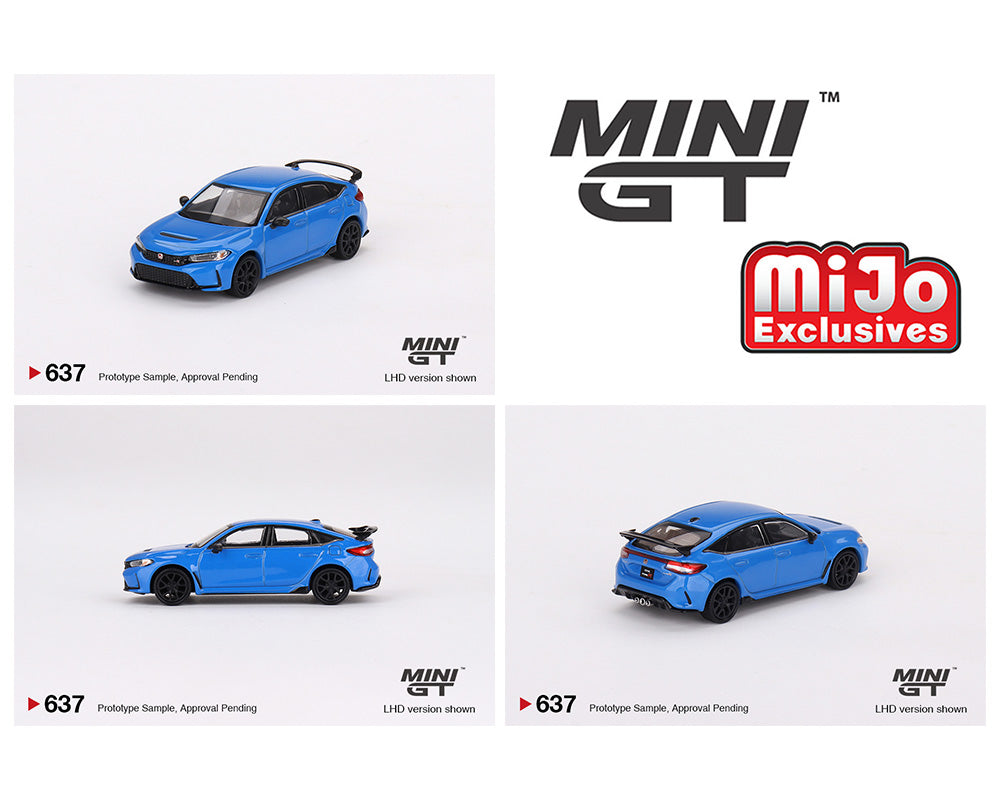 Mini GT 1:64 Honda Civic Type R – Boost Blue Pearl 2023- MiJo Exclusives