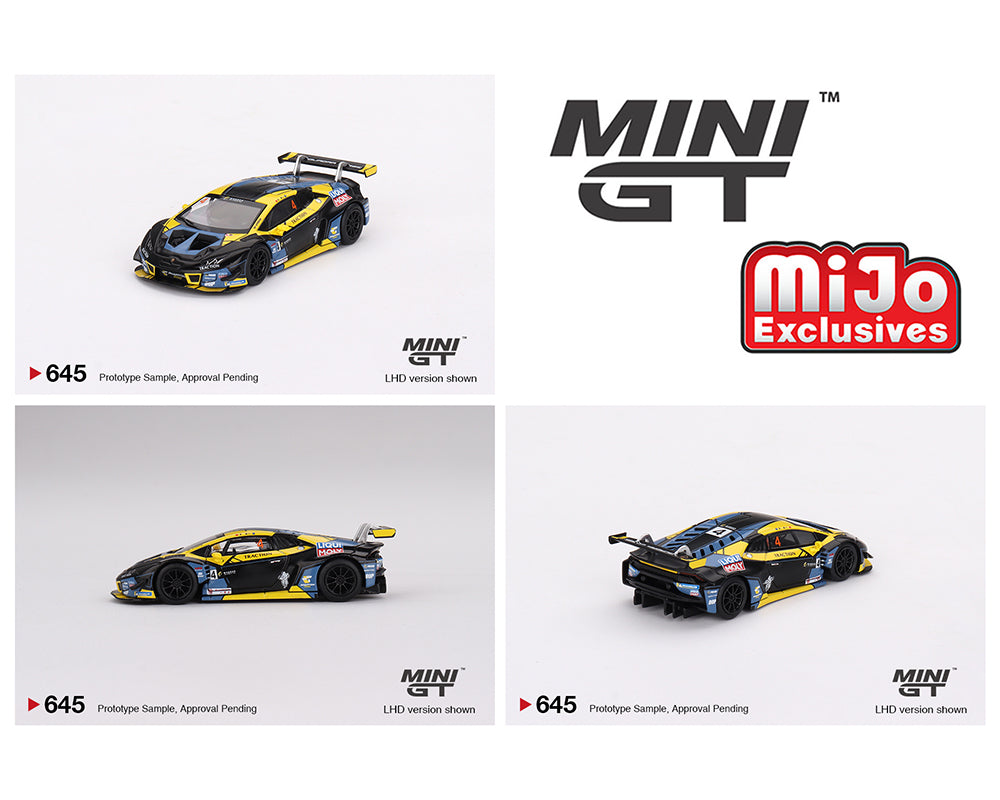 Mini GT 1:64 Lamborghini Huracan GT3 EVO #4 2022 Macau GP – Macau GT Cup 3rd Place – MiJo Exclusives