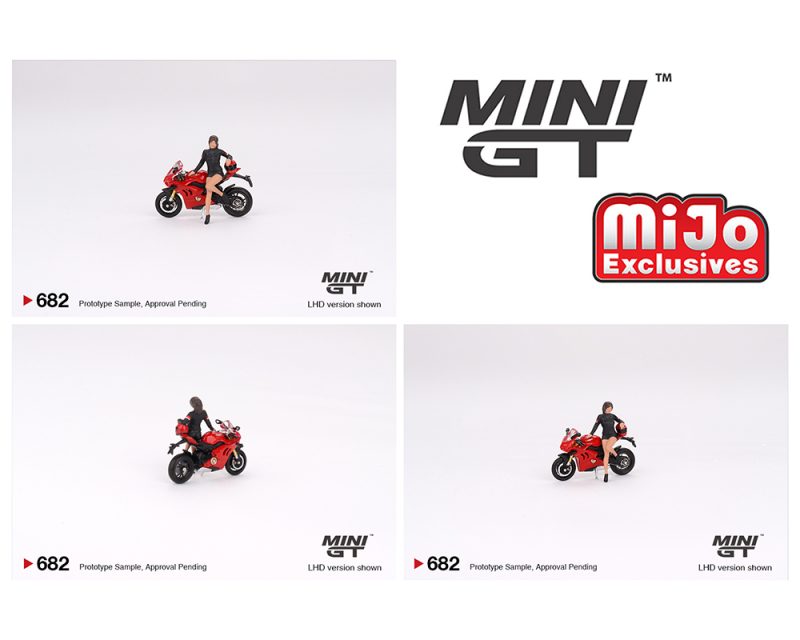 Mini GT 1:64 Ducati Panigale V4 S w/ Ducati Girl Figure