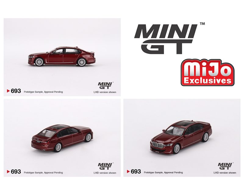 Mini GT 1:64 BMW Alpina B7 xDrive – Aventurin m Red – MiJo Exclusives