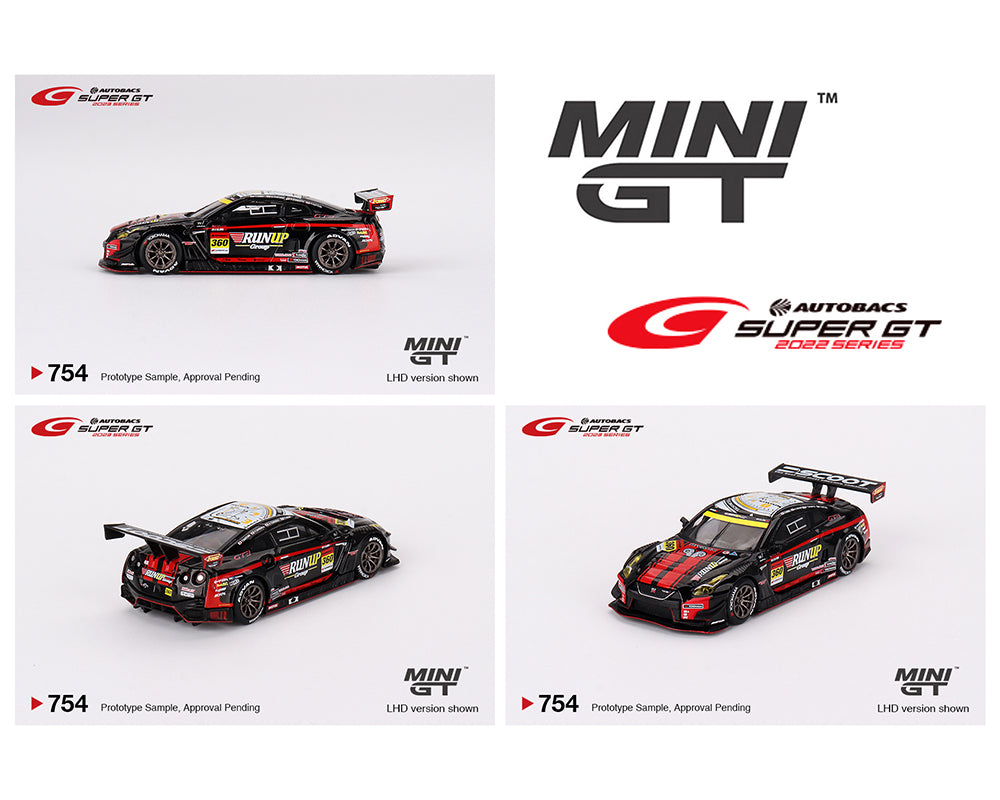 Mini GT 1:64 Super GT Series Nissan GT-R NISMO GT3 #360 “RUNUP RIVAUX GT-R” TOMEI SPORTS 2023 – Japan Exclusives