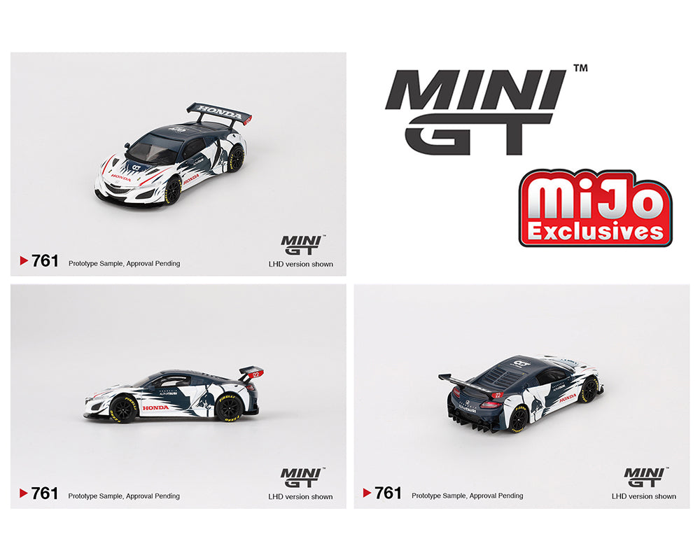 Mini GT 1:64 Honda NSX GT3 EVO AlphaTauri Yuki Tsunoda 2023 Red Bull Formula Nurburgring – MiJo Exclusives