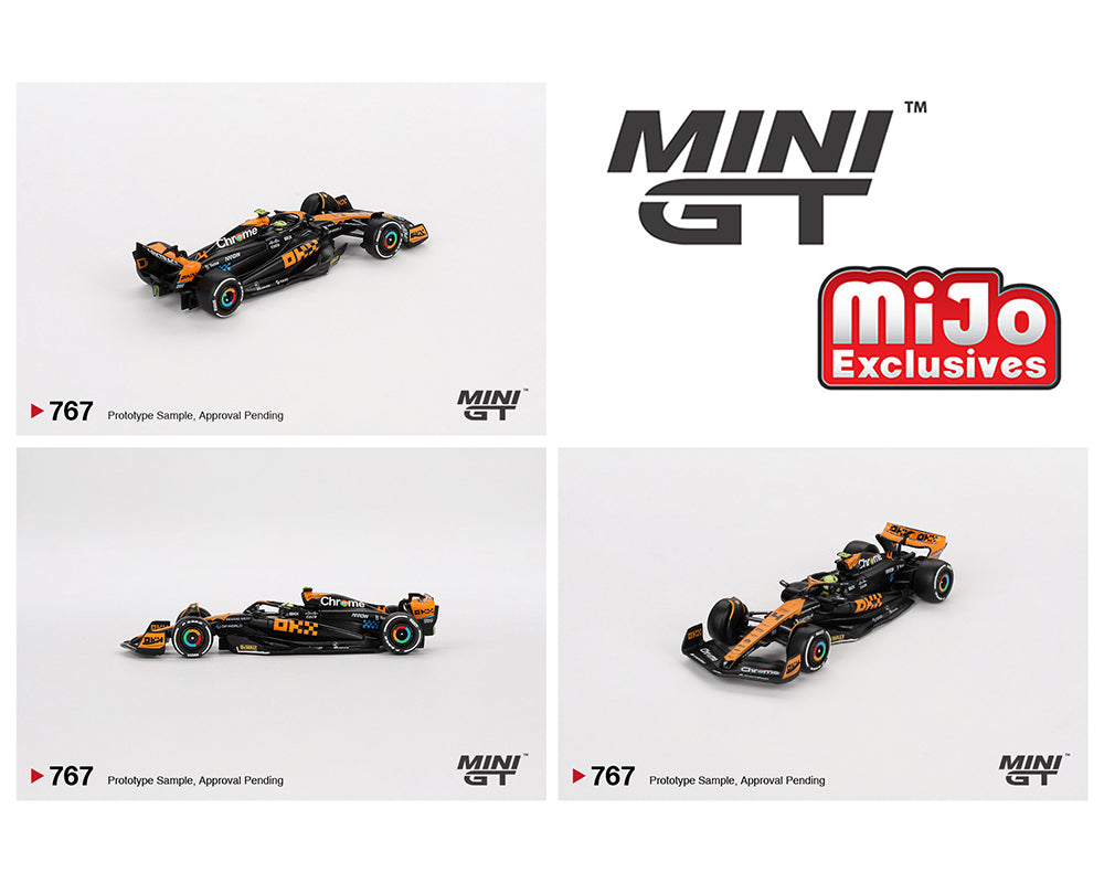 Mini GT 1:64 McLaren MCL60 #4 Lando Norris 2023 F1 Japan GP 2nd Place – MiJo Exclusives