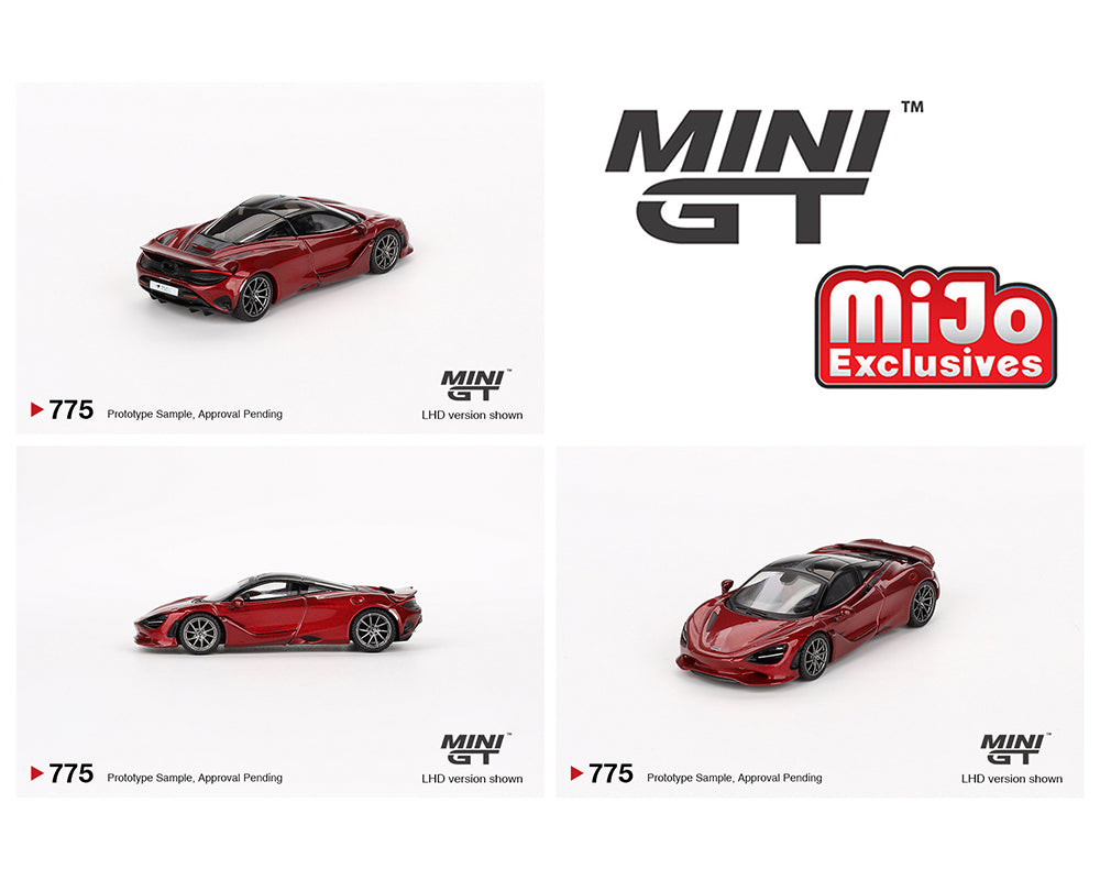 (Preorder) Mini GT 1:64 McLaren 750S – Amaranth Red