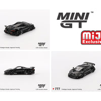 Preorder) Mini GT 1:64 McLaren 720S LB★Works – Black- Mijo Exclusives