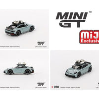 Preorder) Mini GT 1:64 Porsche 911 Dakar – Shade Green Metallic – Mijo