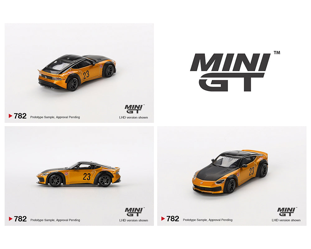 (Preorder) Mini GT 1:64 Nissan Z LB-NATION WORKS – LB Gold – Mijo Exclusives