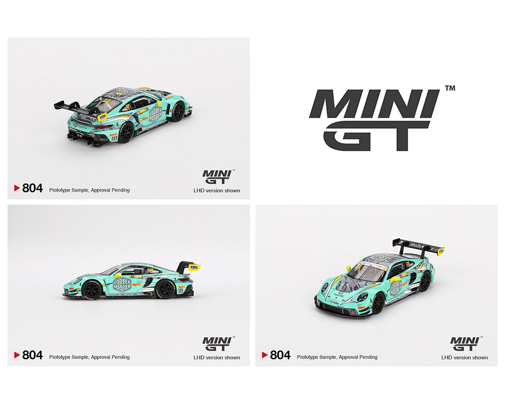 (Preorder) Mini GT 1:64 Porsche 911 GT3 R #28 HubAuto Racing2023 FIA GT World Cup 70th Macau Grand Prix