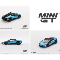 (Preorder) Mini GT 1:64 Lamborghini Huracán Sterrato Blu Aegir