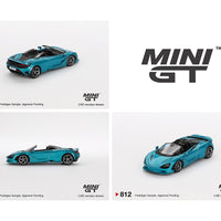 (Preorder) Mini GT 1:64 McLaren 750S Spider Belize Blue