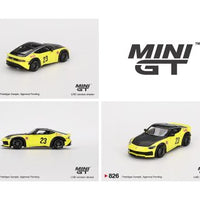 (Preorder) Mini GT 1:64 Nissan Z LB-NATION WORKS – Ikazuchi Yellow – LHD