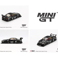 (Preorder) Mini GT 1:64 Nissan LB-ER34 Super Silhouette SKYLINE – Black