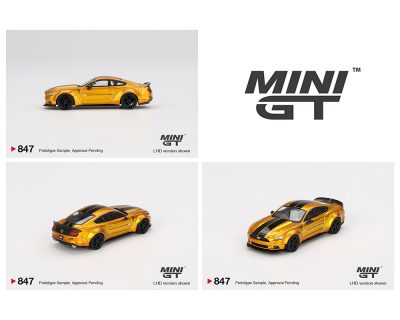 (Preorder) Mini GT 1:64 LB-WORKS FORD MUSTANG – LB Gold- Limited