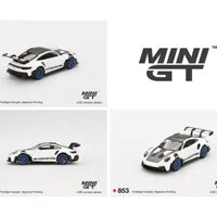 (Preorder) Mini GT 1:64 Porsche 911 (992) GT3 RS Weissach Package – White