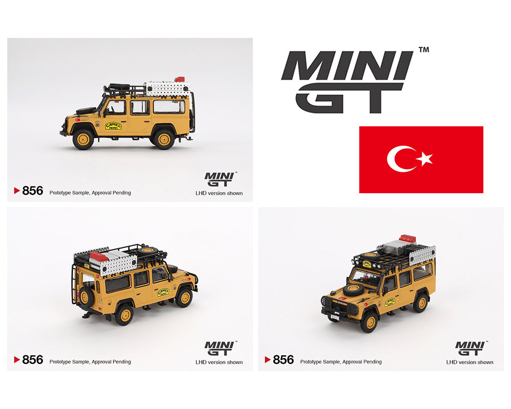 (Preorder) Mini GT 1:64 Land Rover Defender 110 1989 Camel Trophy Amazon Team Turkey – TURKEY Exclusives