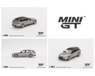 (Preorder) Mini GT 1:64 BMW M3 Competition Touring Brooklyn – Grey