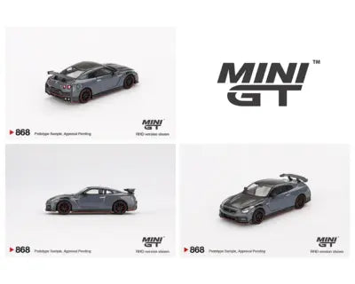 (Preorder) Mini GT 1:64 Nissan GT-R Nismo 2024 NISMO – Stealth Gray