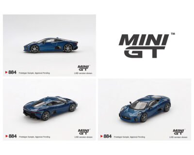 (Preorder) Mini GT 1:64 Jaguar C-X75 – Blue