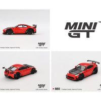 (Preorder) Mini GT 1:64 Toyota GR86 LB★Nation – Red