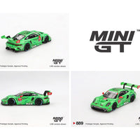 (Preorder) Mini GT 1:64 Porsche 911 GT3 R #77 AO Racing 2024 IMSA Daytona 24 Hrs GTD Pro 2nd Place