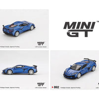 (Preorder) Mini GT 1:64 Chevrolet Corvette Z06 2023 – Elkhart Lake Blue Metallic