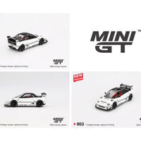 (Preorder) Mini GT 1:64 Mazda AZ-1 Liberty Walk LB40 – White – 2024 Tokyo Auto Salon