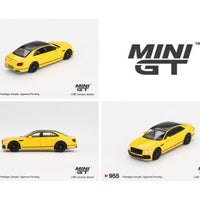 (Preorder) Mini GT 1:64 Bentley Flying Spur – Monaco Yellow