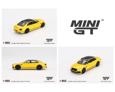 (Preorder) Mini GT 1:64 Bentley Flying Spur – Monaco Yellow