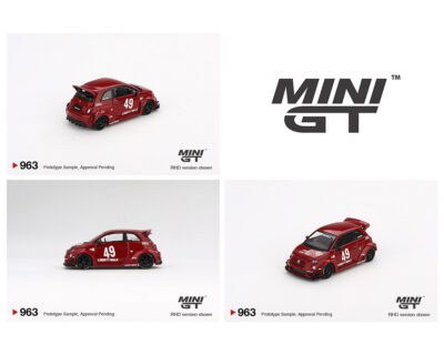 (Preorder) Mini GT 1:64 LB-WORKS x Abas Works ABARTH 595 – Red